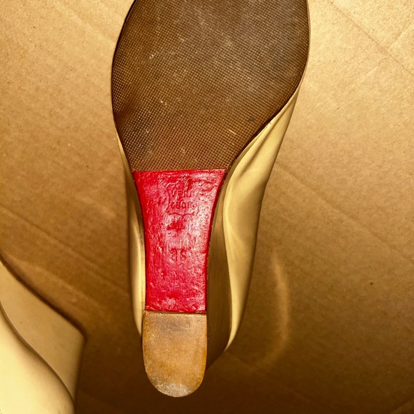 Louboutin RonRon Zeppa 70 Peep Toe Wedges - Picture 2 of 2